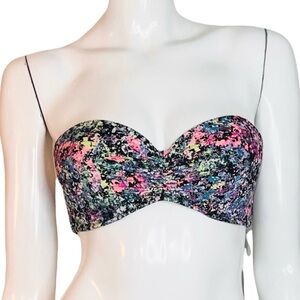 🤑 4/$24 Victoria’s Secret Strapless Multi Color Bikini Swimsuit Top